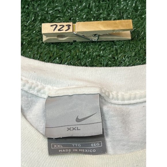 Vintage Nike Air Max White Y2k Mens‎ Sz XXL Tshirt Gray Tag Over sized - Picture 4 of 6
